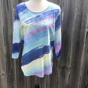 L Christopher & Banks Pullover Top